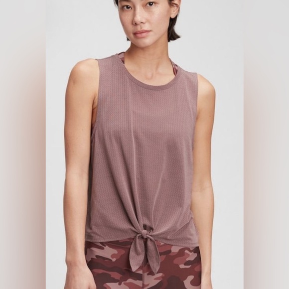 🩷🤎GapFit Breathe Tie-Front Tank Tops NWOT, Size XS (Bundle of 2) - Picture 11 of 11